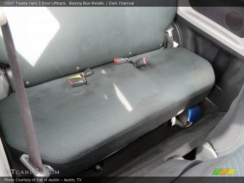 Blazing Blue Metallic / Dark Charcoal 2007 Toyota Yaris 3 Door Liftback