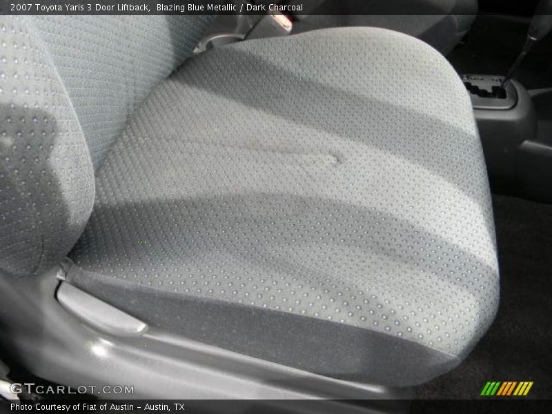 Blazing Blue Metallic / Dark Charcoal 2007 Toyota Yaris 3 Door Liftback