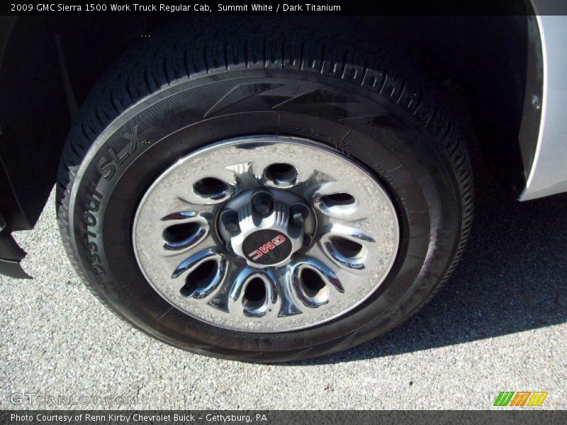 Summit White / Dark Titanium 2009 GMC Sierra 1500 Work Truck Regular Cab