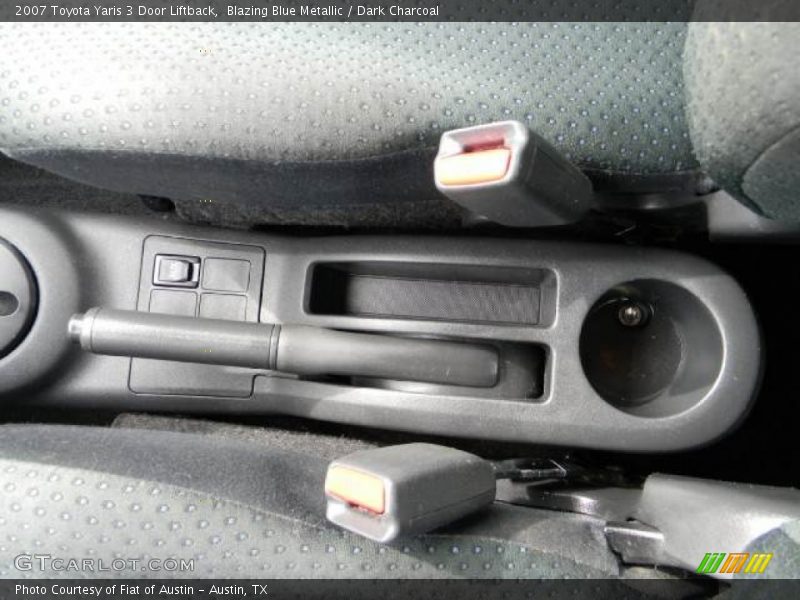 Blazing Blue Metallic / Dark Charcoal 2007 Toyota Yaris 3 Door Liftback