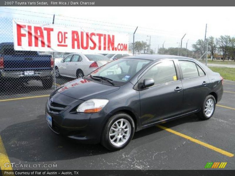 Flint Mica / Dark Charcoal 2007 Toyota Yaris Sedan
