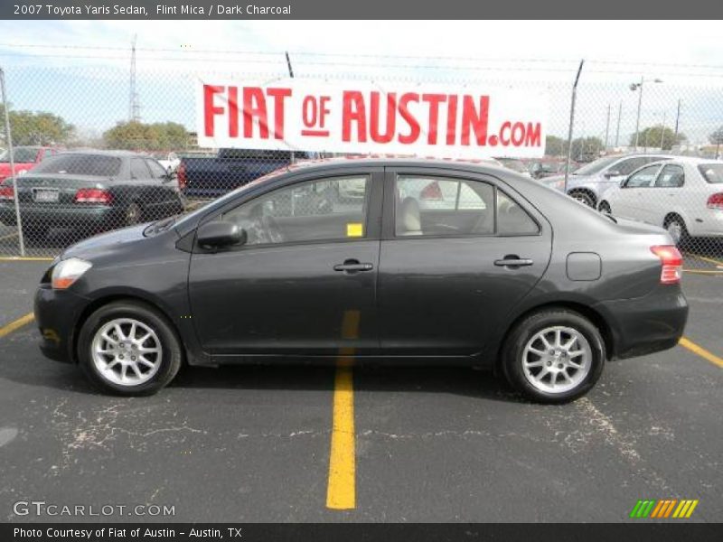 Flint Mica / Dark Charcoal 2007 Toyota Yaris Sedan