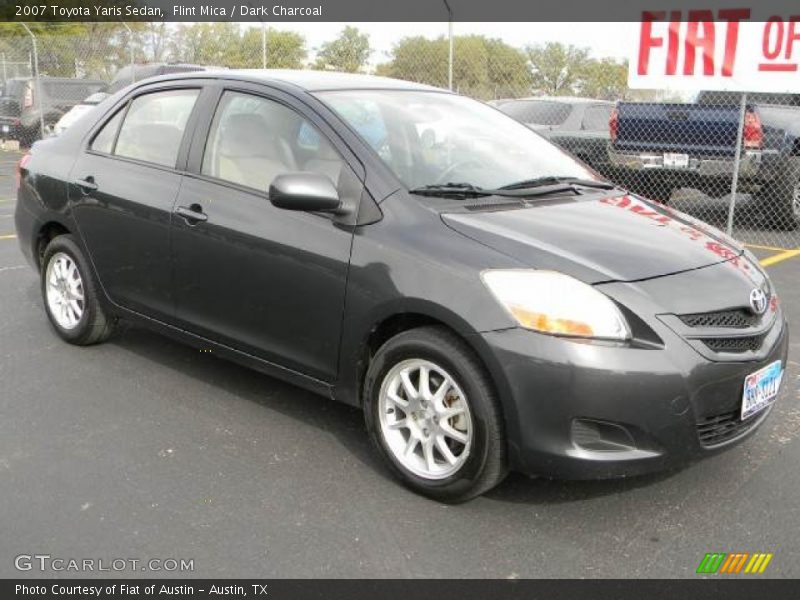 Flint Mica / Dark Charcoal 2007 Toyota Yaris Sedan