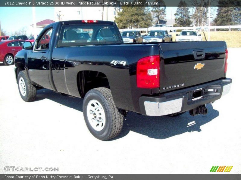 Black / Dark Titanium 2012 Chevrolet Silverado 2500HD Work Truck Regular Cab 4x4