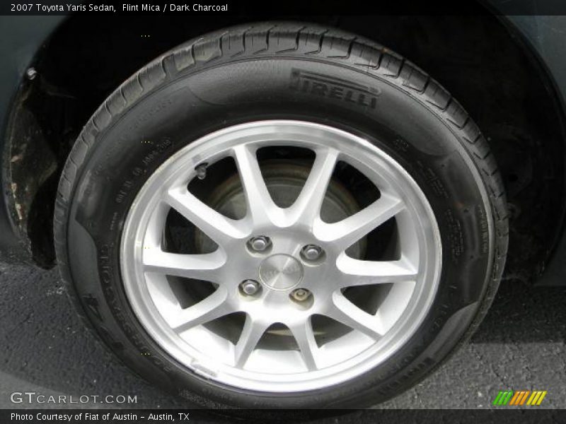 Flint Mica / Dark Charcoal 2007 Toyota Yaris Sedan