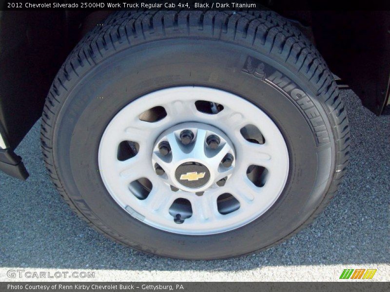Black / Dark Titanium 2012 Chevrolet Silverado 2500HD Work Truck Regular Cab 4x4