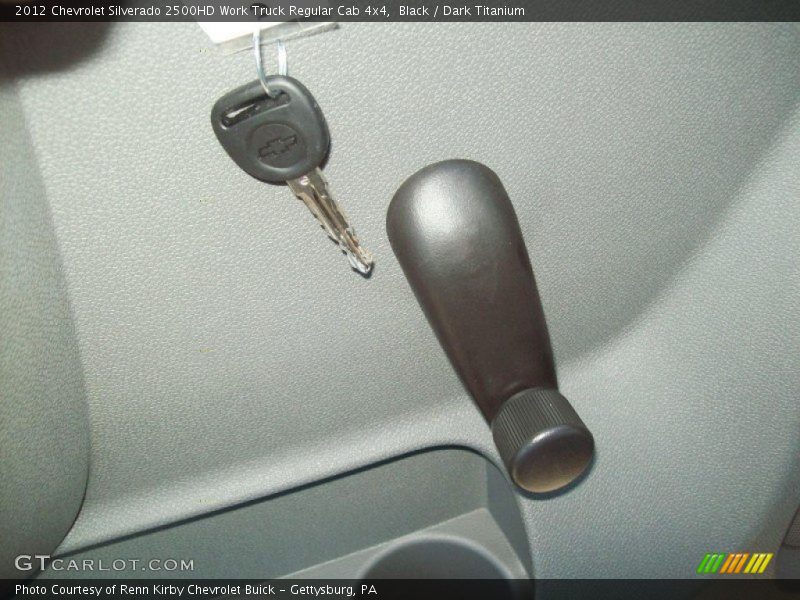 Black / Dark Titanium 2012 Chevrolet Silverado 2500HD Work Truck Regular Cab 4x4