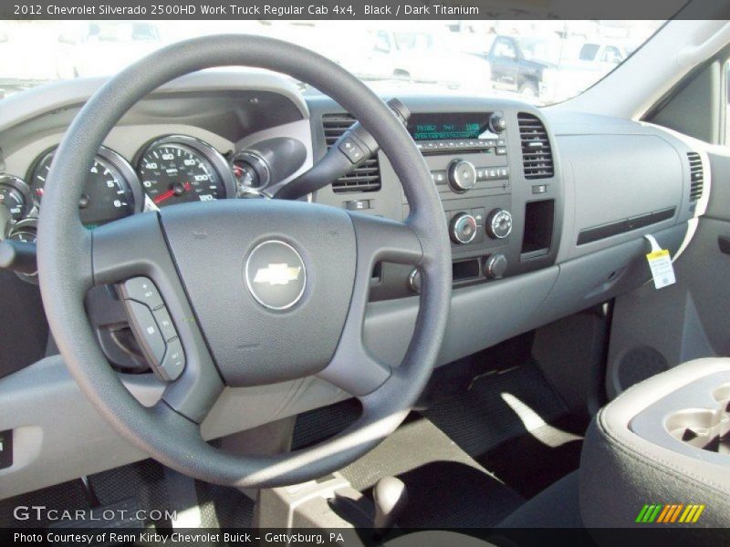 Black / Dark Titanium 2012 Chevrolet Silverado 2500HD Work Truck Regular Cab 4x4