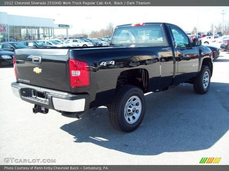 Black / Dark Titanium 2012 Chevrolet Silverado 2500HD Work Truck Regular Cab 4x4
