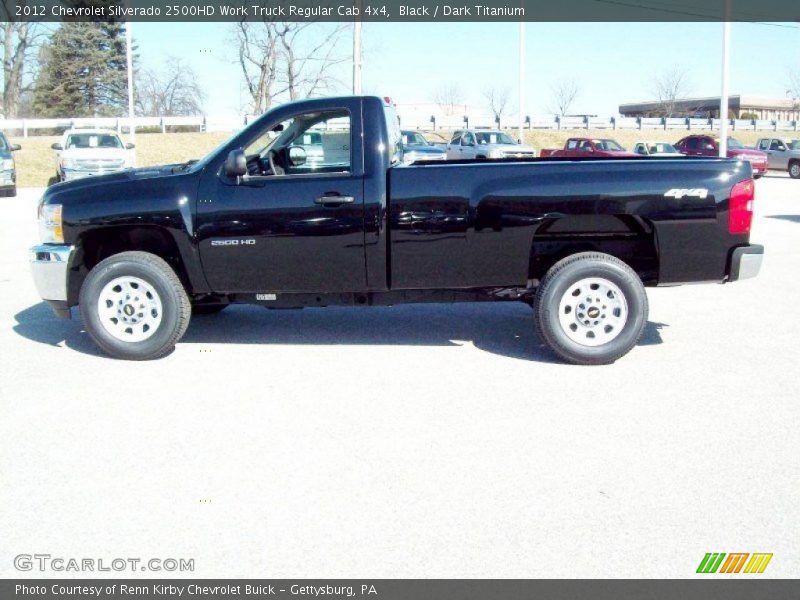 Black / Dark Titanium 2012 Chevrolet Silverado 2500HD Work Truck Regular Cab 4x4