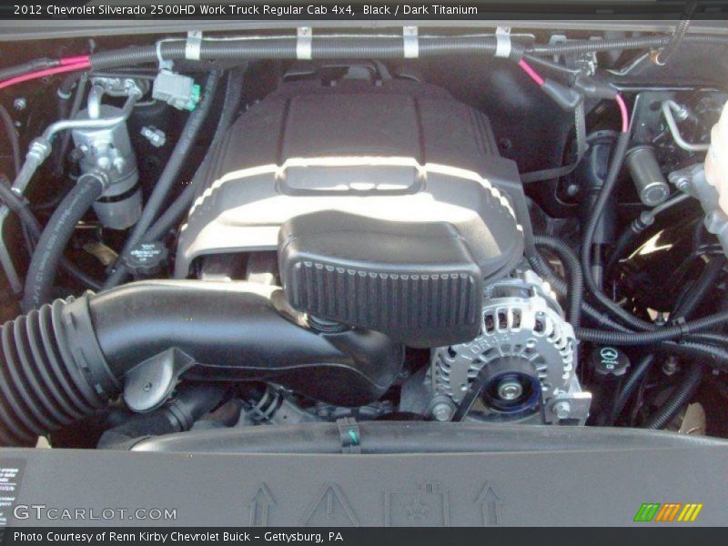 Black / Dark Titanium 2012 Chevrolet Silverado 2500HD Work Truck Regular Cab 4x4