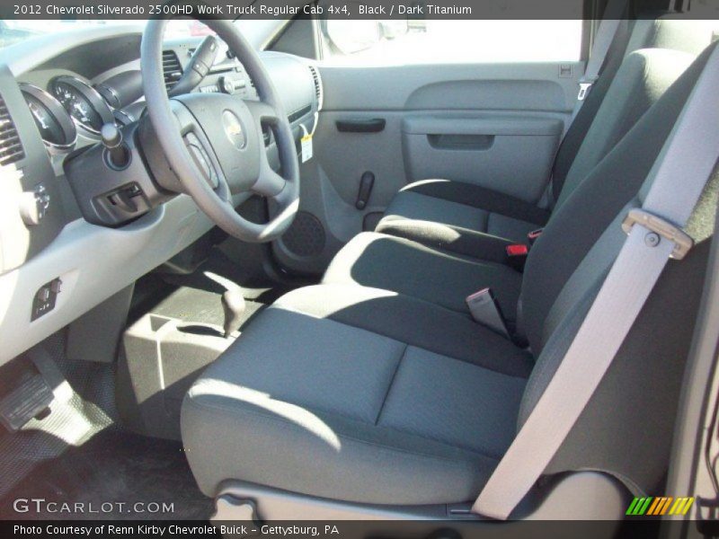 Black / Dark Titanium 2012 Chevrolet Silverado 2500HD Work Truck Regular Cab 4x4
