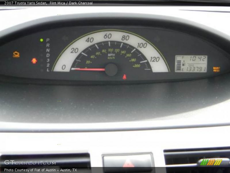 Flint Mica / Dark Charcoal 2007 Toyota Yaris Sedan