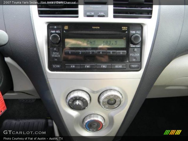 Flint Mica / Dark Charcoal 2007 Toyota Yaris Sedan