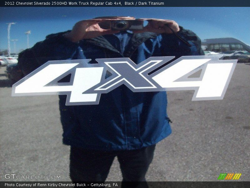 Black / Dark Titanium 2012 Chevrolet Silverado 2500HD Work Truck Regular Cab 4x4