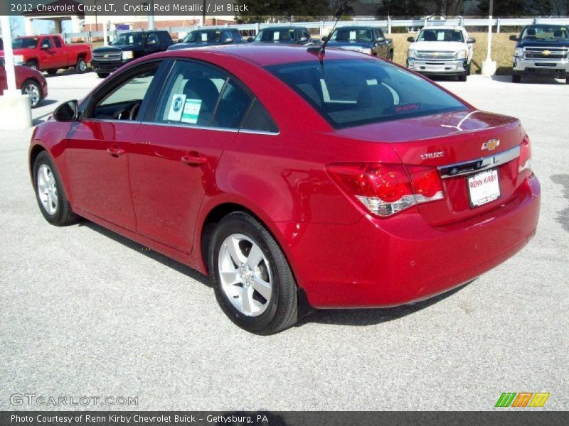 Crystal Red Metallic / Jet Black 2012 Chevrolet Cruze LT