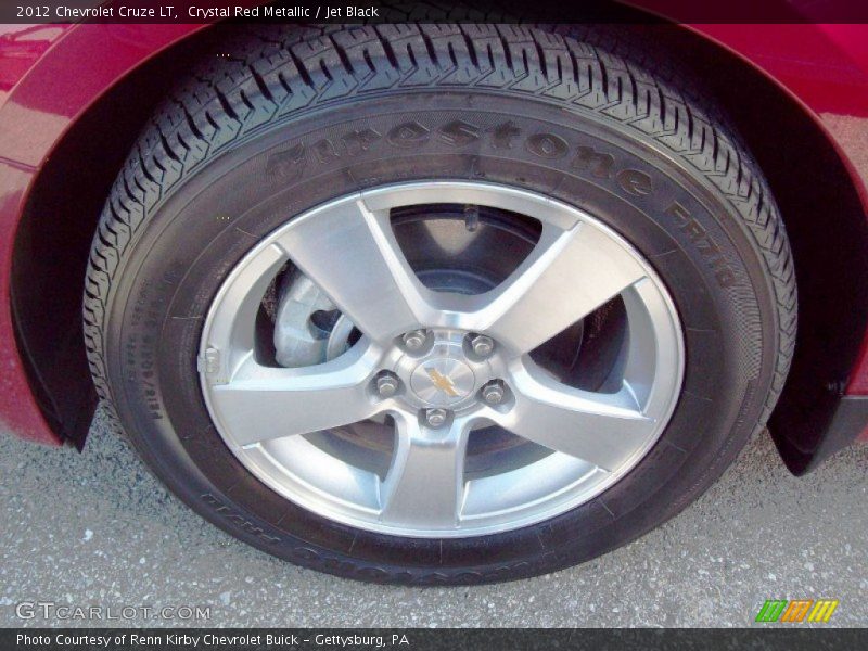 Crystal Red Metallic / Jet Black 2012 Chevrolet Cruze LT