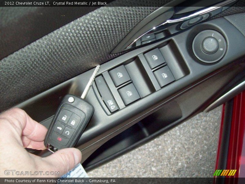 Crystal Red Metallic / Jet Black 2012 Chevrolet Cruze LT