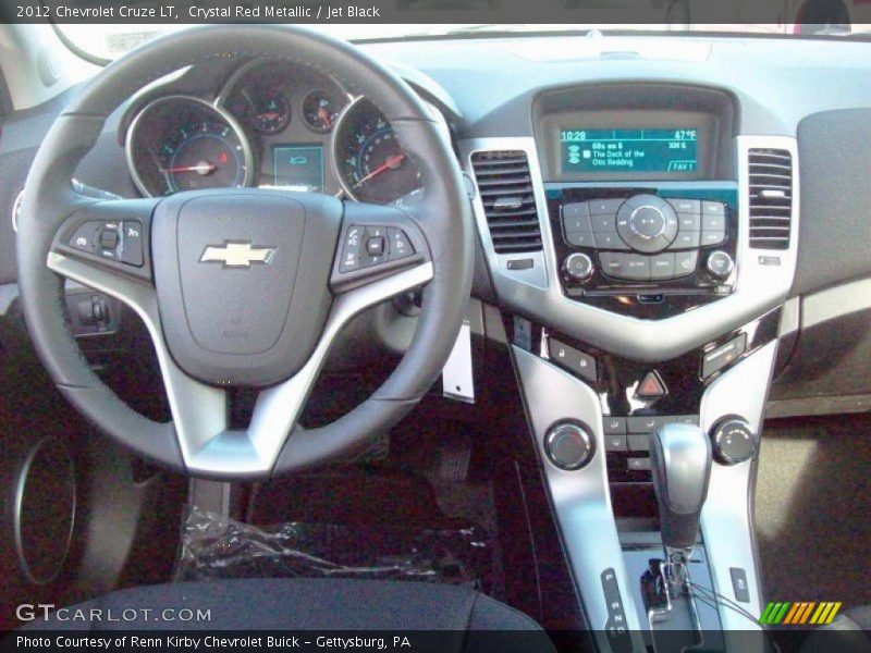 Crystal Red Metallic / Jet Black 2012 Chevrolet Cruze LT