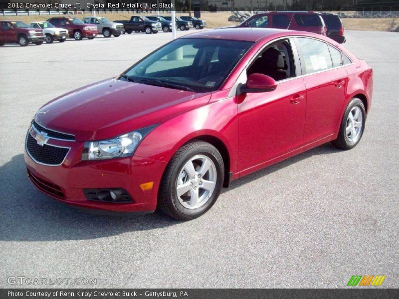 Crystal Red Metallic / Jet Black 2012 Chevrolet Cruze LT