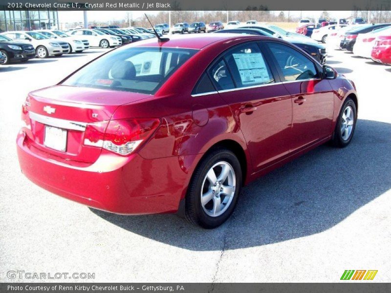 Crystal Red Metallic / Jet Black 2012 Chevrolet Cruze LT