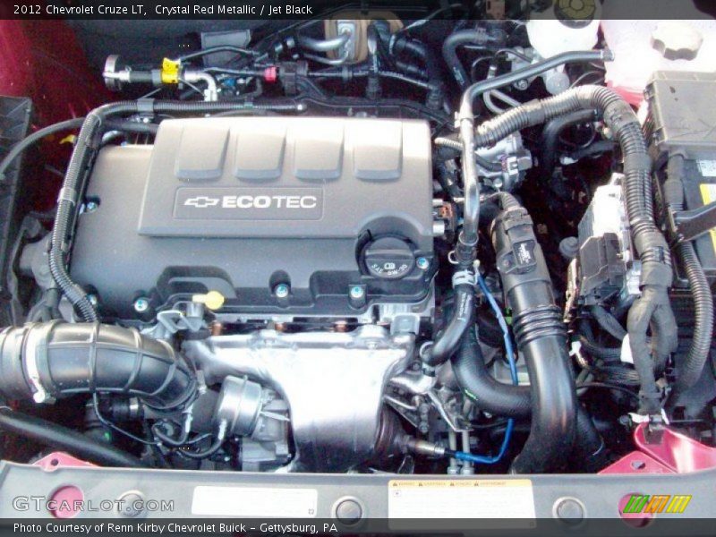 Crystal Red Metallic / Jet Black 2012 Chevrolet Cruze LT