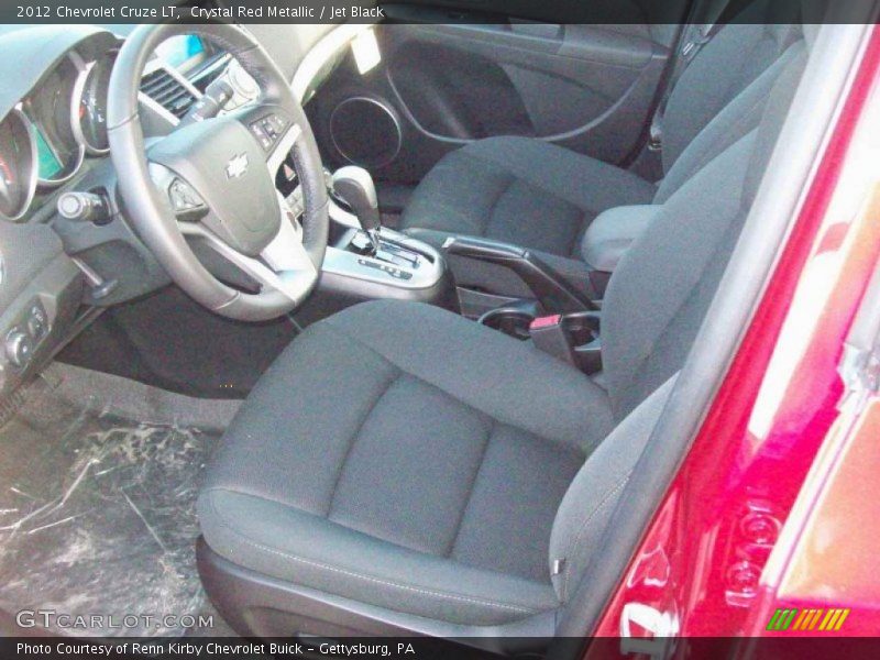 Crystal Red Metallic / Jet Black 2012 Chevrolet Cruze LT