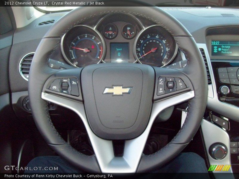 Crystal Red Metallic / Jet Black 2012 Chevrolet Cruze LT