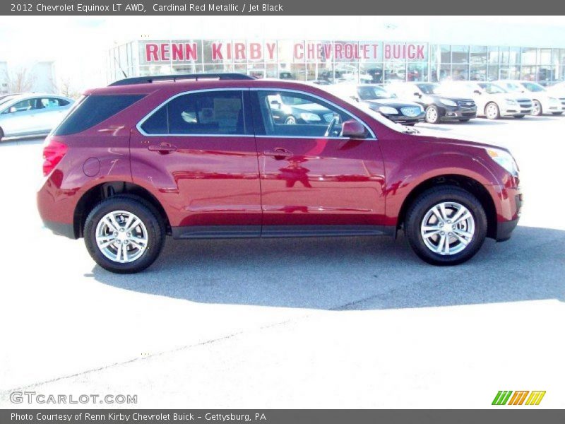 Cardinal Red Metallic / Jet Black 2012 Chevrolet Equinox LT AWD