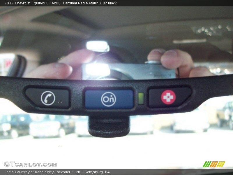 Cardinal Red Metallic / Jet Black 2012 Chevrolet Equinox LT AWD
