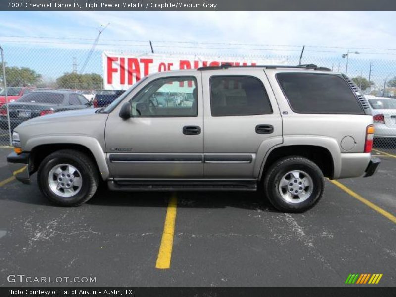 Light Pewter Metallic / Graphite/Medium Gray 2002 Chevrolet Tahoe LS