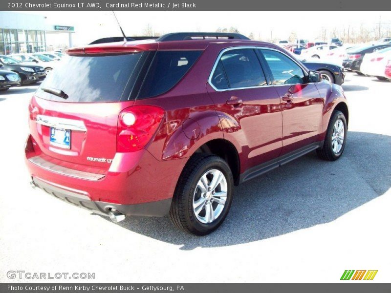 Cardinal Red Metallic / Jet Black 2012 Chevrolet Equinox LT AWD