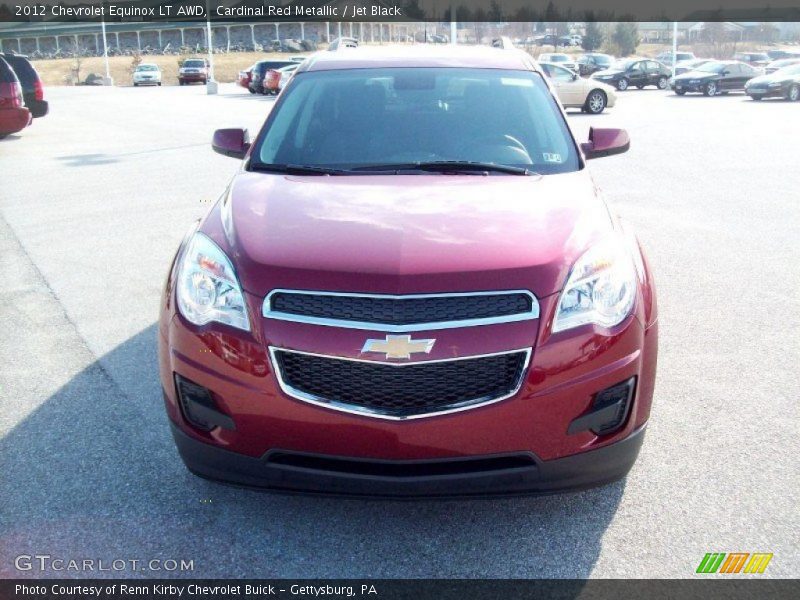 Cardinal Red Metallic / Jet Black 2012 Chevrolet Equinox LT AWD