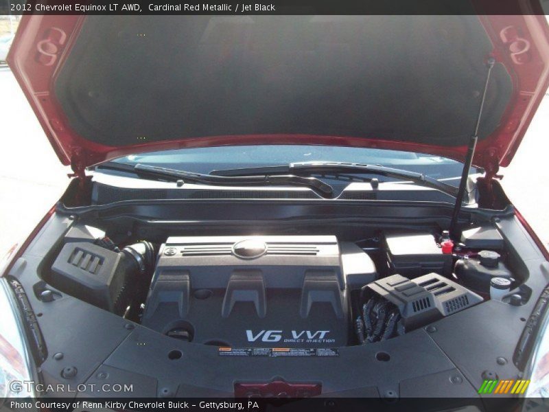Cardinal Red Metallic / Jet Black 2012 Chevrolet Equinox LT AWD