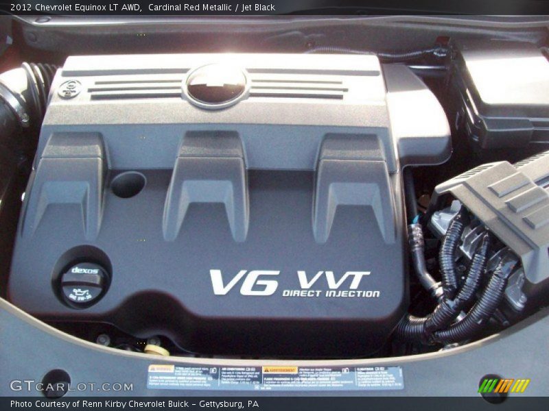 Cardinal Red Metallic / Jet Black 2012 Chevrolet Equinox LT AWD