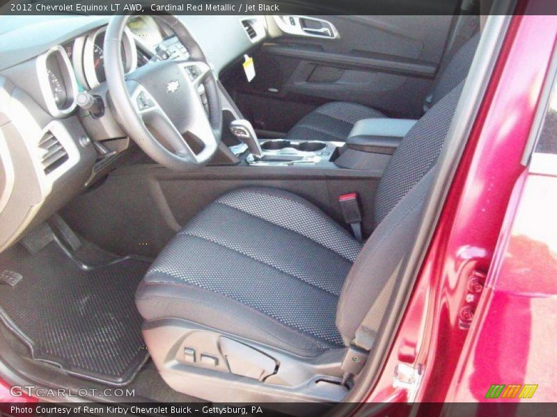Cardinal Red Metallic / Jet Black 2012 Chevrolet Equinox LT AWD