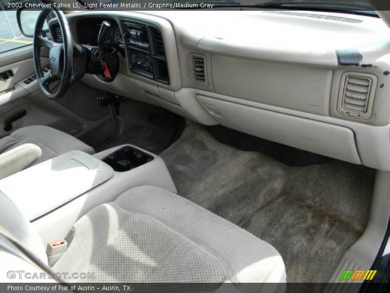 Light Pewter Metallic / Graphite/Medium Gray 2002 Chevrolet Tahoe LS