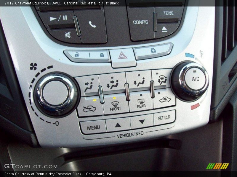 Cardinal Red Metallic / Jet Black 2012 Chevrolet Equinox LT AWD