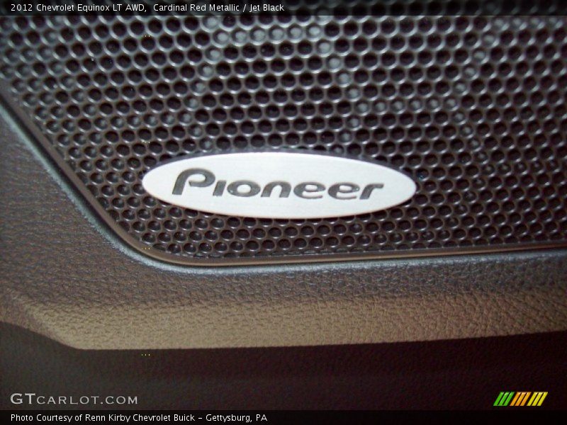 Cardinal Red Metallic / Jet Black 2012 Chevrolet Equinox LT AWD