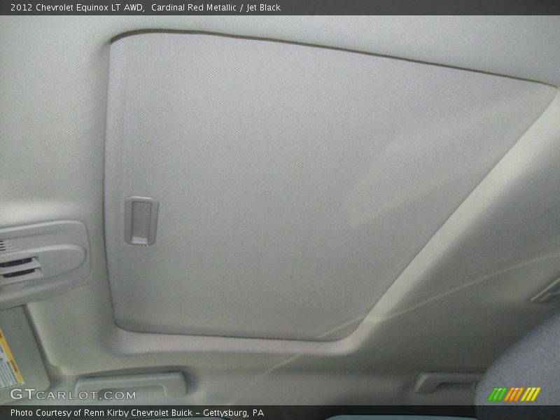 Cardinal Red Metallic / Jet Black 2012 Chevrolet Equinox LT AWD