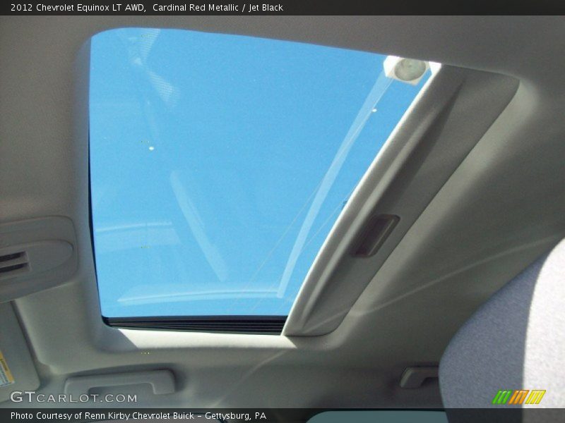Cardinal Red Metallic / Jet Black 2012 Chevrolet Equinox LT AWD