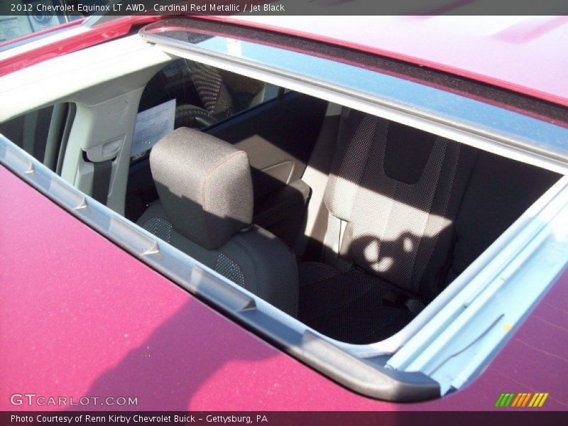 Cardinal Red Metallic / Jet Black 2012 Chevrolet Equinox LT AWD