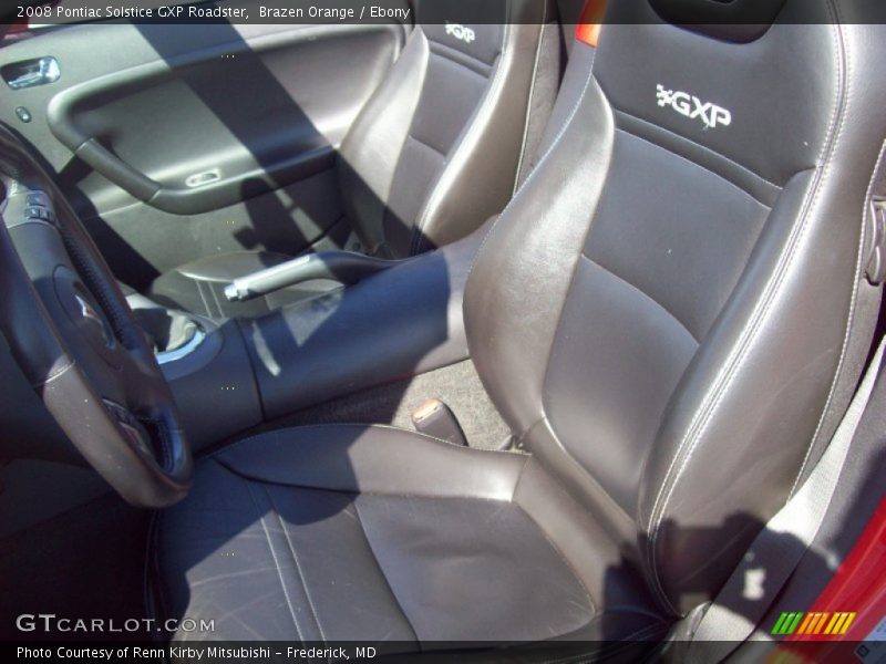Brazen Orange / Ebony 2008 Pontiac Solstice GXP Roadster