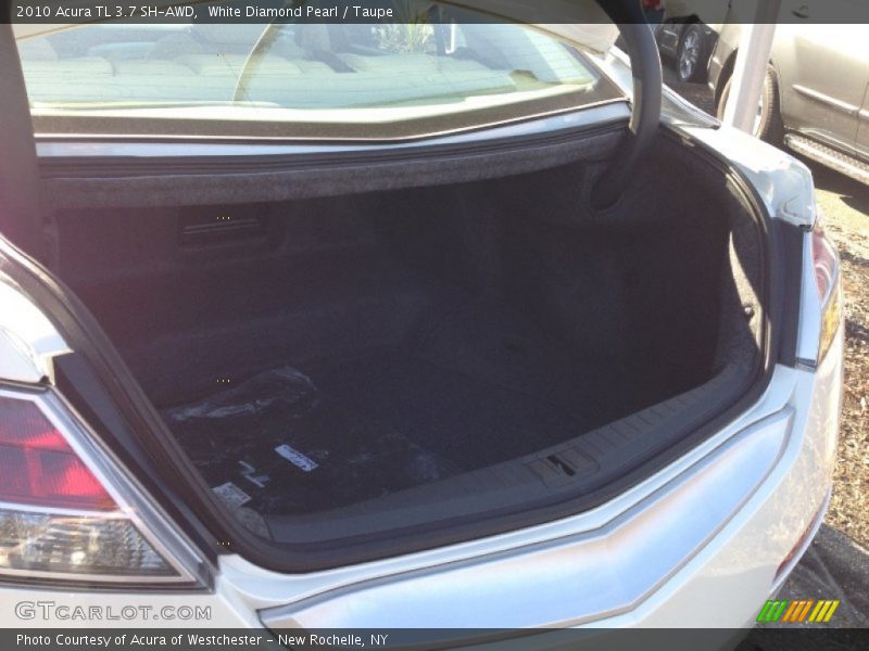 White Diamond Pearl / Taupe 2010 Acura TL 3.7 SH-AWD