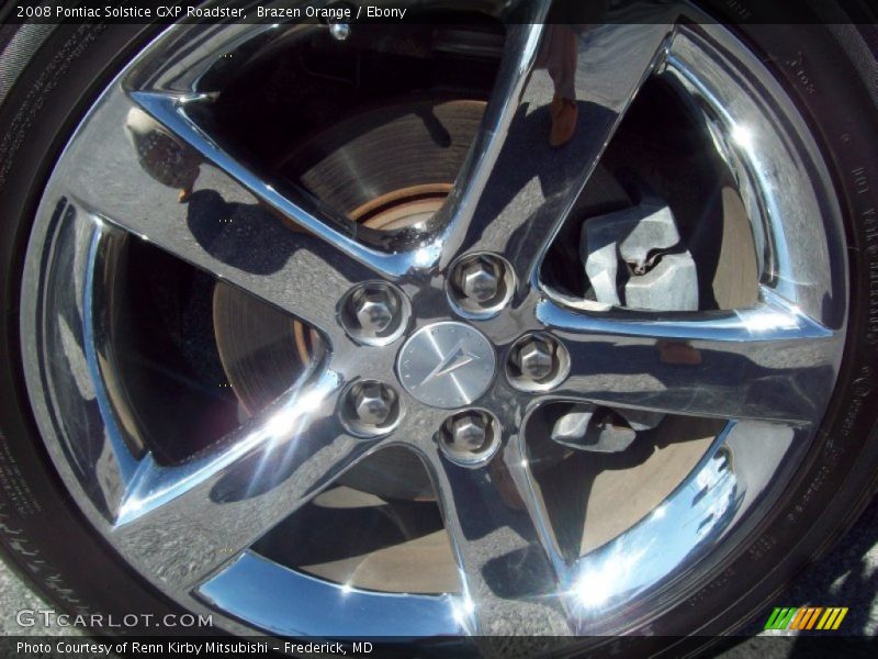 Brazen Orange / Ebony 2008 Pontiac Solstice GXP Roadster
