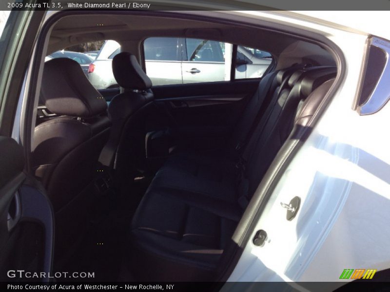White Diamond Pearl / Ebony 2009 Acura TL 3.5