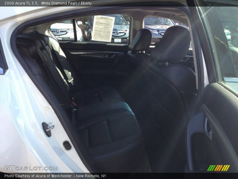 White Diamond Pearl / Ebony 2009 Acura TL 3.5