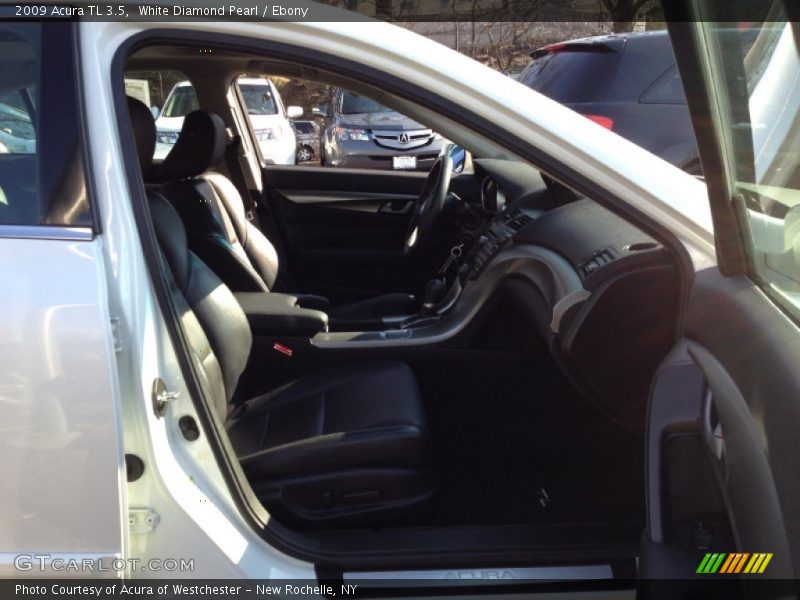 White Diamond Pearl / Ebony 2009 Acura TL 3.5