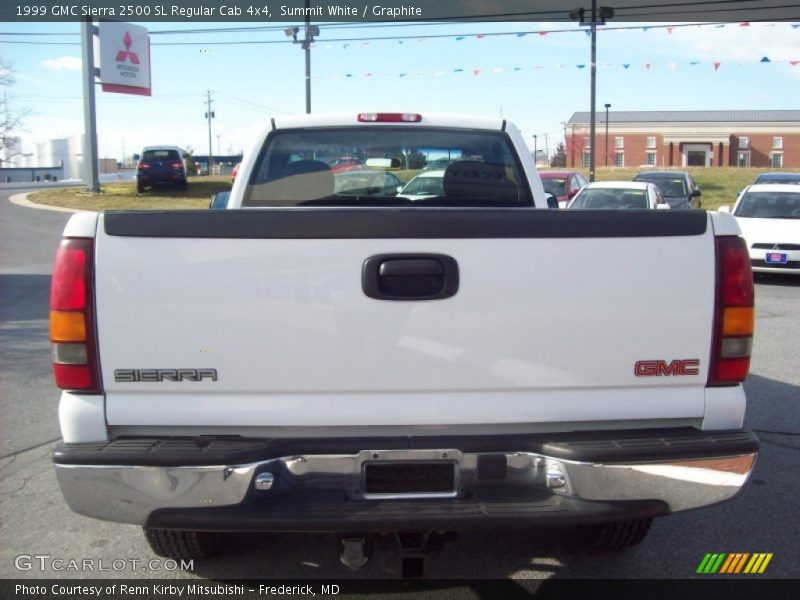 Summit White / Graphite 1999 GMC Sierra 2500 SL Regular Cab 4x4