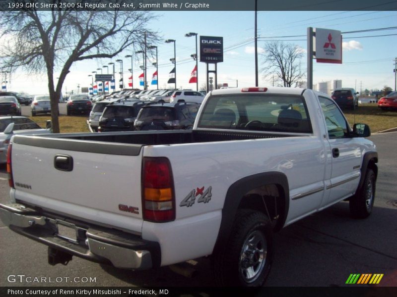Summit White / Graphite 1999 GMC Sierra 2500 SL Regular Cab 4x4